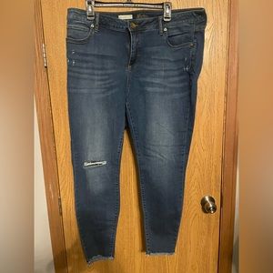 Kut from the Kloth ankle skinny jeans size 18